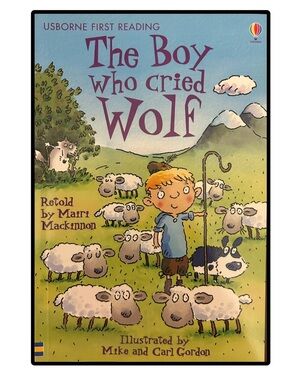 USBORNE FIRST READING:The Boy Who Cried Wolf paperback book